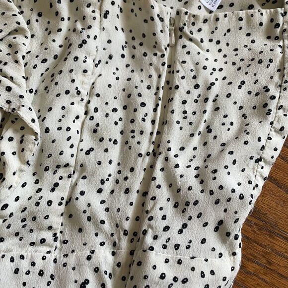 Leith White & Black Polka Dot Jumpsuit - Picture 6 of 7